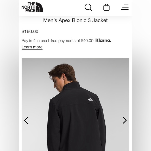 Northface Mens Midweight Fleece Rain Jacket - Picture 13 of 13